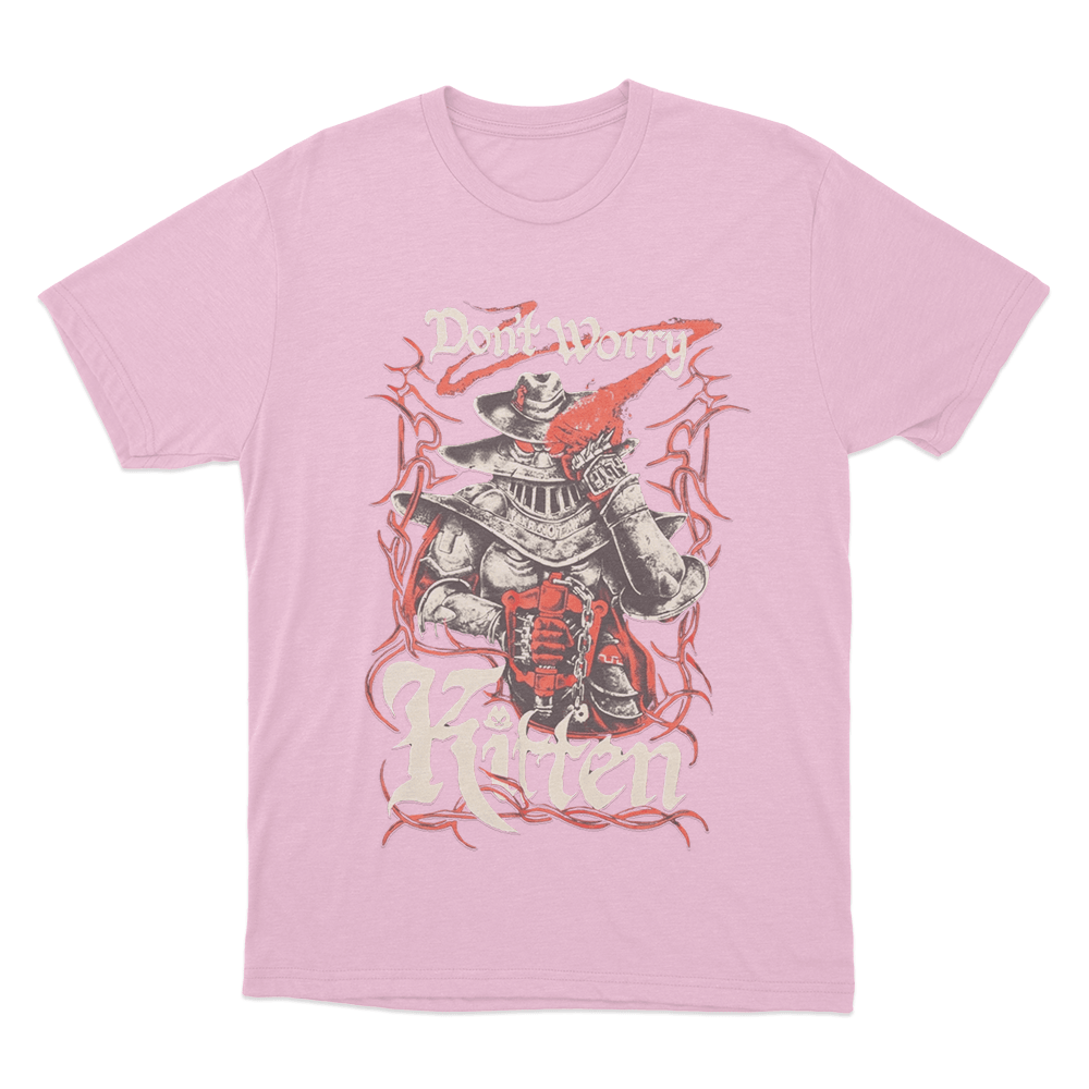 Meat Canyon Don't Worry Kitten Unisex T Shirt Pink Meat Canyon Dont Worry Kitten Unisex T Shirt Pink