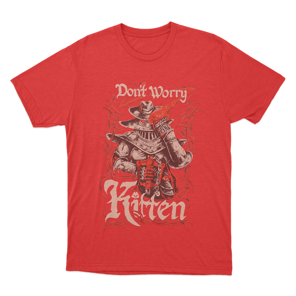 Meat Canyon Don't Worry Kitten Unisex T Shirt Red Meat Canyon Dont Worry Kitten Unisex T Shirt Red