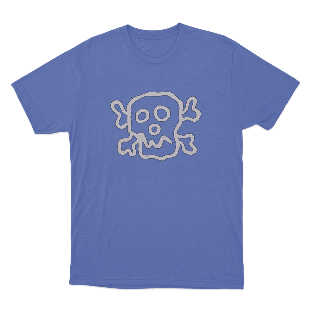 Meat Canyon Skull Unisex T Shirt Blue Meat Canyon Skull Unisex T Shirt Blue