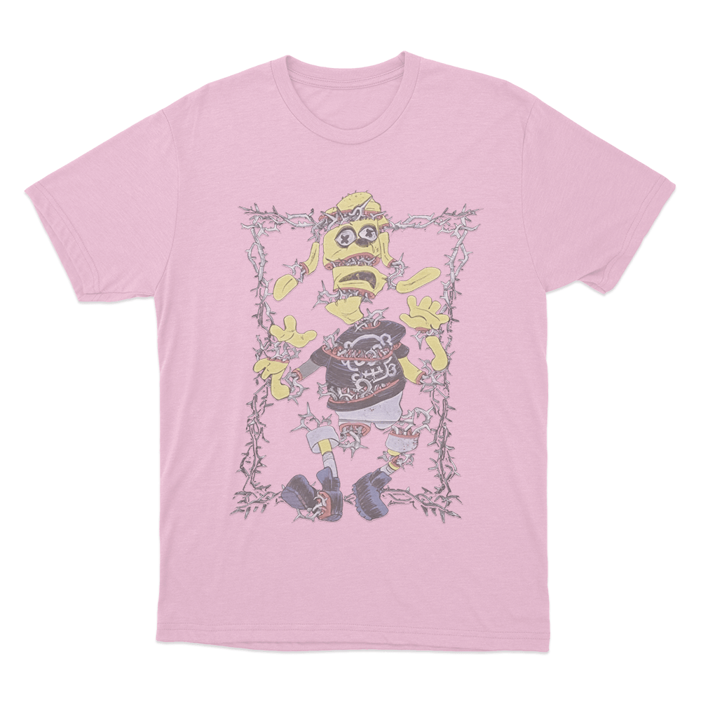 Meat Canyon Torn Unisex T Shirt Pink Meat Canyon Torn Unisex T Shirt Pink