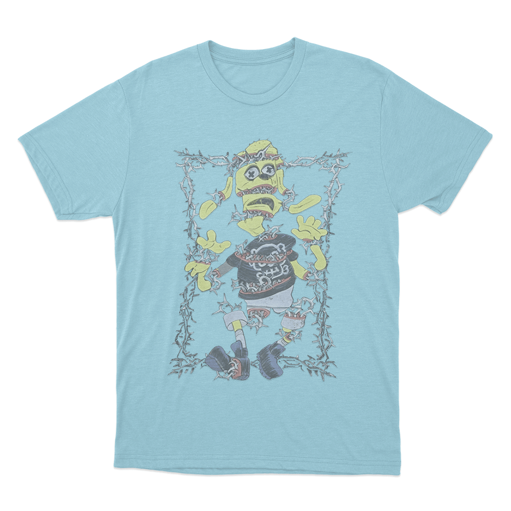 Meat Canyon Torn Unisex T Shirt Sky Blue Meat Canyon Torn Unisex T Shirt Sky Blue