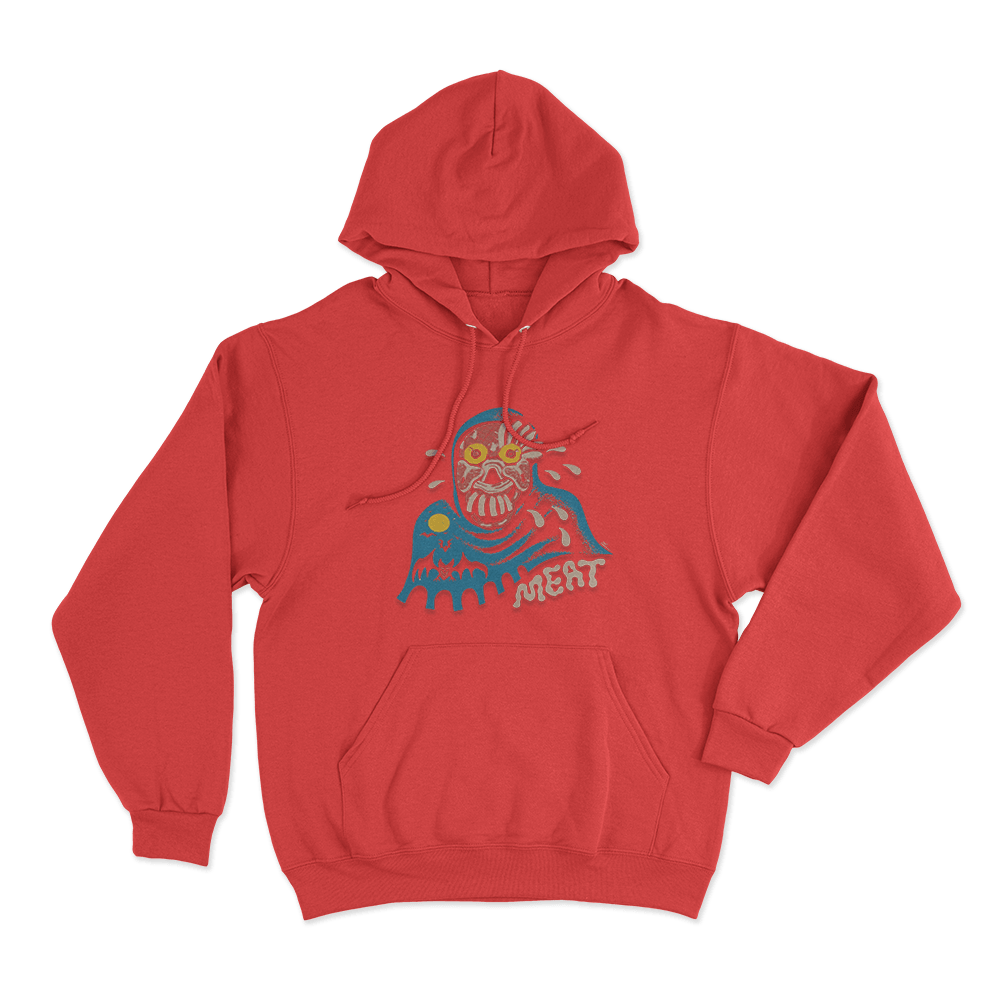 Papa Meat Meathead Unisex Hoodie Red Papa Meat Meathead Unisex Hoodie Red